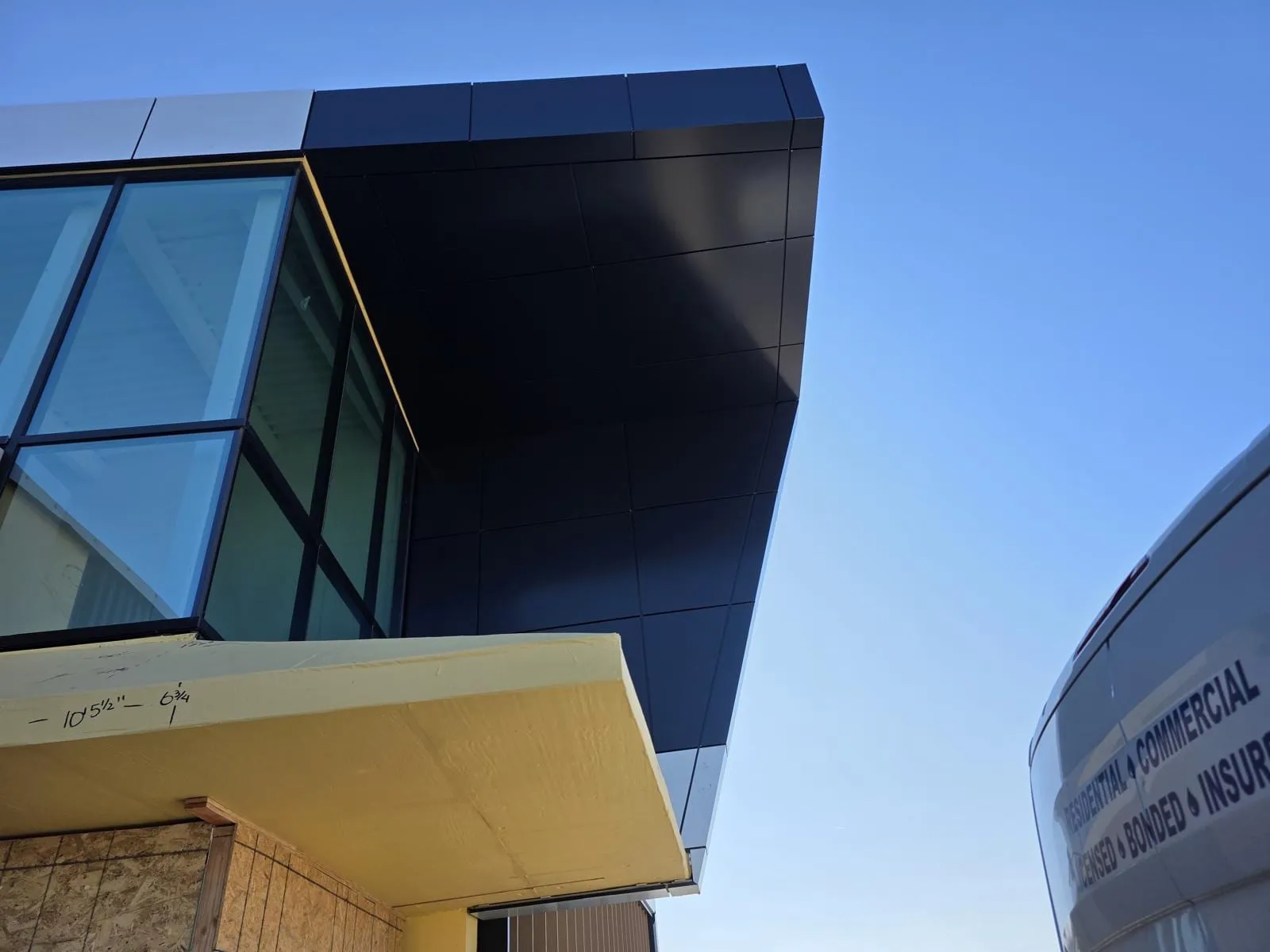 Indian Creek — Hershey’s — Installation of three facade systems: ACM, Swisspearl and single skin MORIN panel. (2/7)