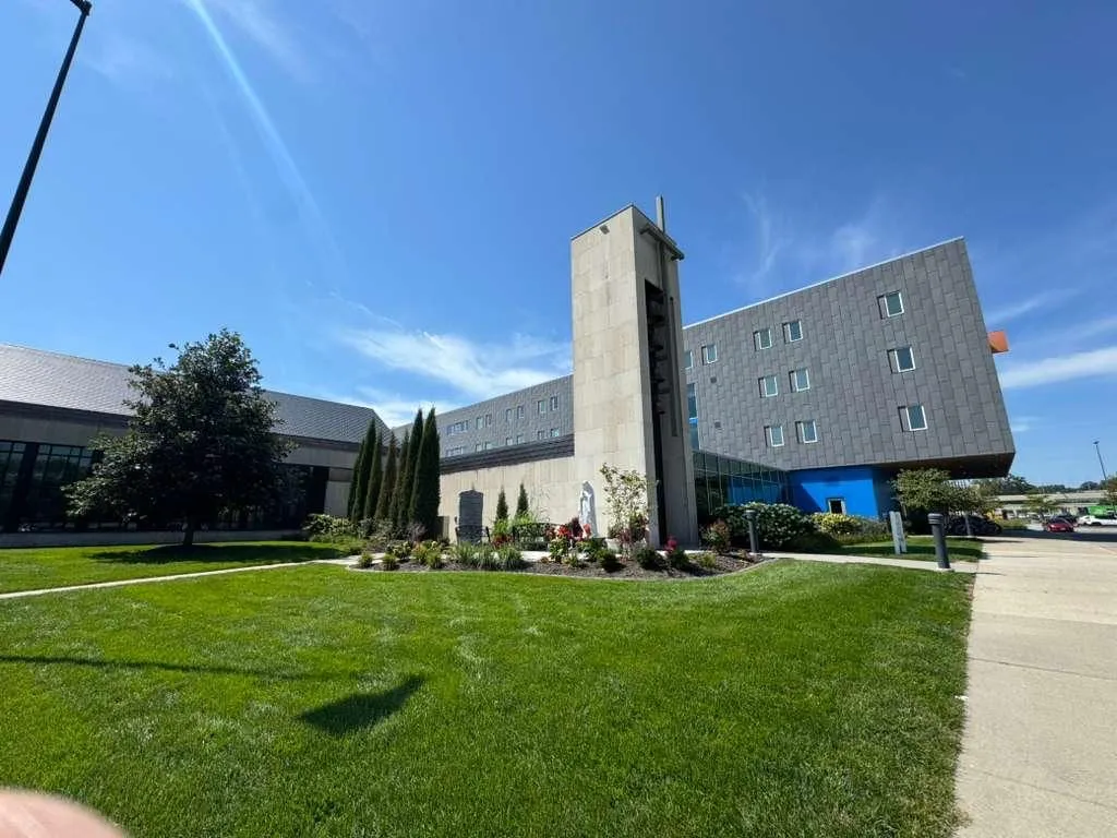 Newman Center Catholic Church — Dri-Design metal wall panel installation. (2/10)