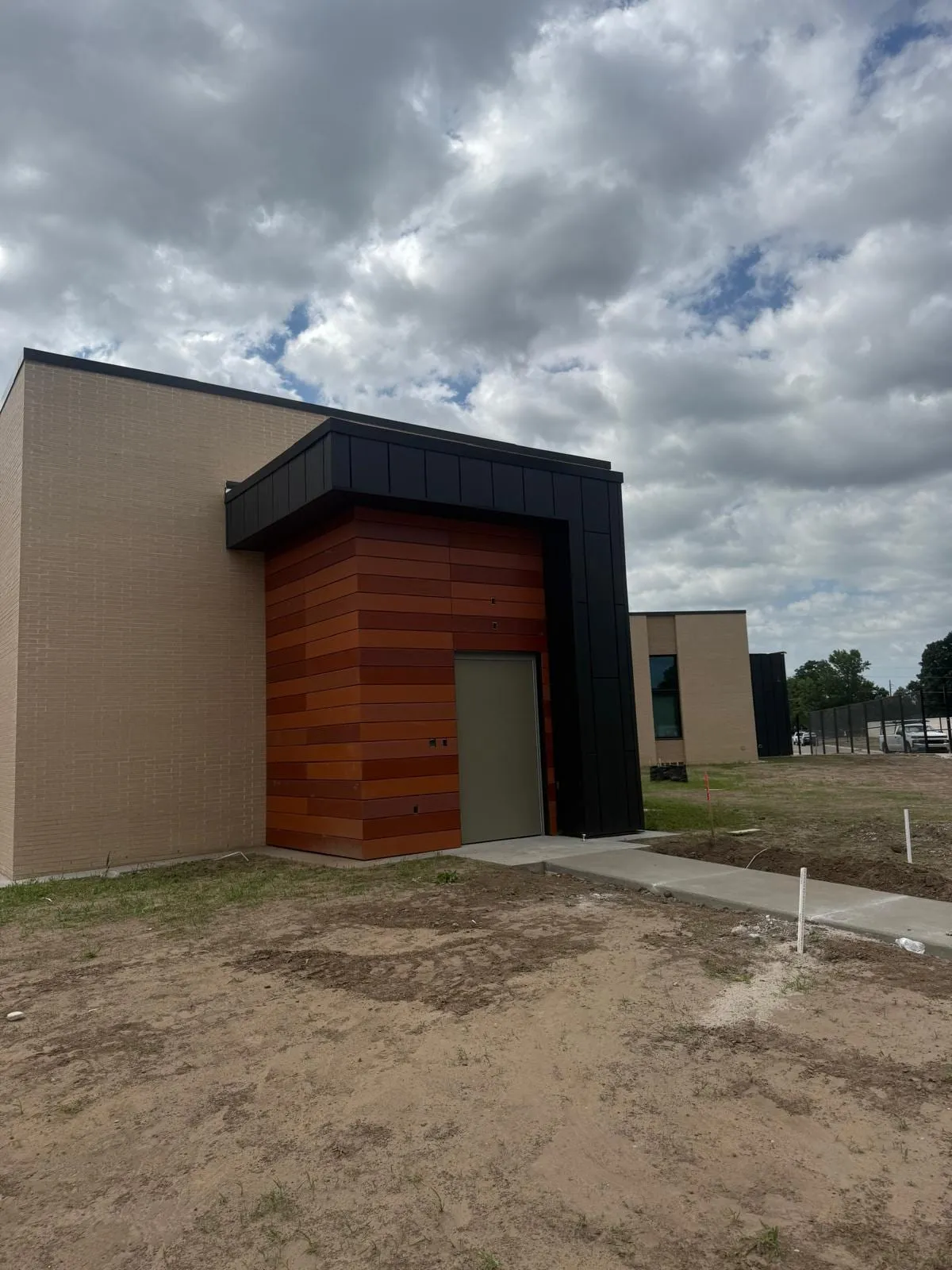 Wichita Behavioral Health — Terracotta rainscreen installation. (5/9)
