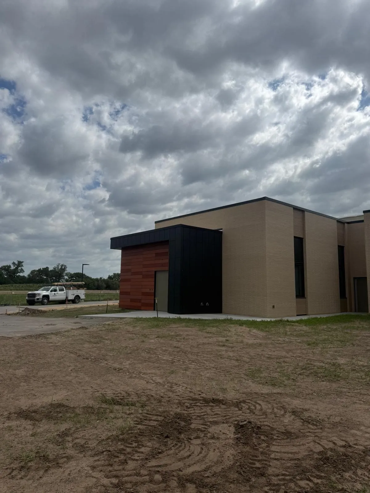 Wichita Behavioral Health — Terracotta rainscreen installation. (6/9)