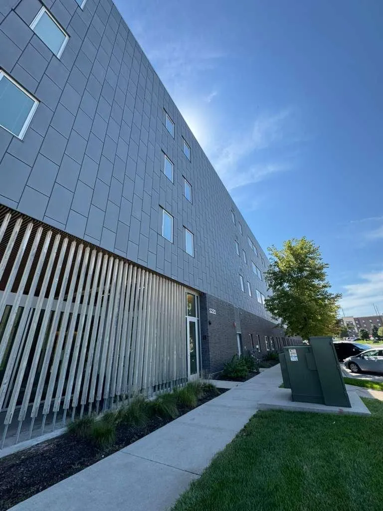Newman Center Catholic Church — Dri-Design metal wall panel installation. (7/10)